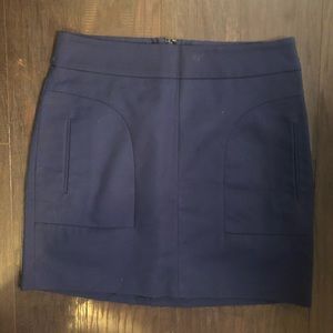 Navy blue forever 21 mini skirt
